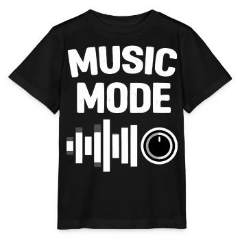 Music Mode On Equalizer Musik - Stanley/Stella Kinder T-Shirt MINI CREATOR  - Schwarz - Vorne - Mikhail (115cm)