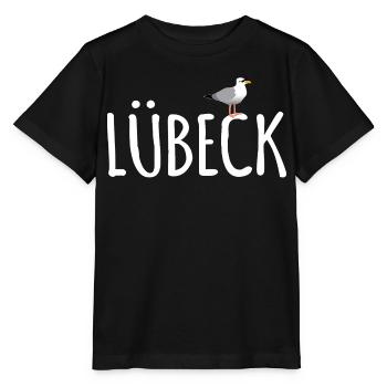 Lübeck Seagull - Stanley/Stella MINI CREATOR Kids’ T-Shirt - black - Front - Mikhail (115cm)