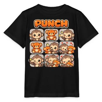 Affe Süßer Baby Faustschlag Geschenk - Stanley/Stella Kinder T-Shirt MINI CREATOR  - Schwarz - Vorne - Mikhail (115cm)