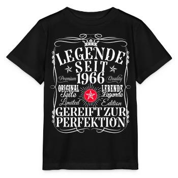 60. Geburtstag Mann Frau 60 Jahre 1966 Deko Lustig - Stanley/Stella Kinder T-Shirt MINI CREATOR  - Schwarz - Vorne - Mikhail (115cm)