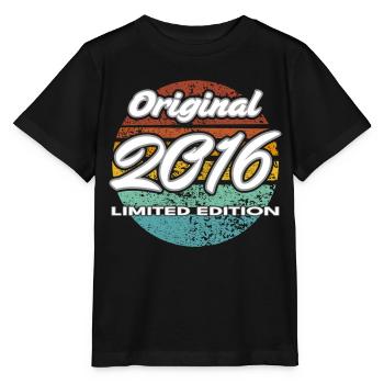 10e anniversaire 2016 cadeau garçons et filles - T-shirt bio MINI CREATOR Stanley/Stella Enfant - noir - Devant - Mikhail (115cm)