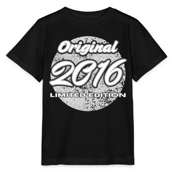 10e anniversaire 2016 cadeau garçons et filles - T-shirt bio MINI CREATOR Stanley/Stella Enfant - noir - Devant - Mikhail (115cm)