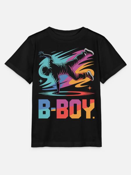 B-Boy Breakdance Streetstyle Breakdancer - Stanley/Stella Kinder T-Shirt MINI CREATOR - Schwarz