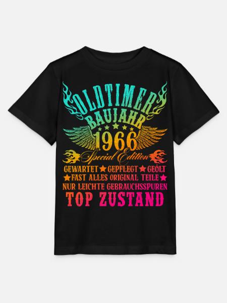 60. Geburtstag 60 Jahre Deko 1965 Geschenk Lustig - Stanley/Stella Kinder T-Shirt MINI CREATOR - Schwarz