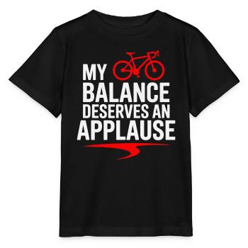 Professional Bicycle Acrobatics Performance Art  - Stanley/Stella MINI CREATOR Kids’ T-Shirt - black - Front - Mikhail (115cm)