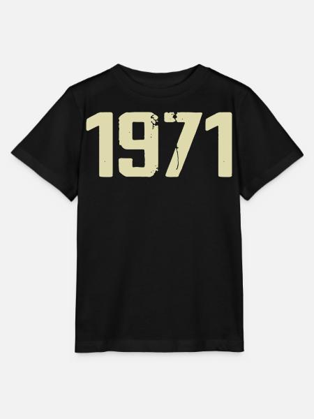 Jubiläum 1971 - Stanley/Stella Kinder T-Shirt MINI CREATOR  - Schwarz