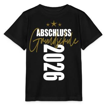 Abschluss_Grundschule_2026 - T-shirt bio MINI CREATOR Stanley/Stella Enfant - noir - Devant - Mikhail (115cm)