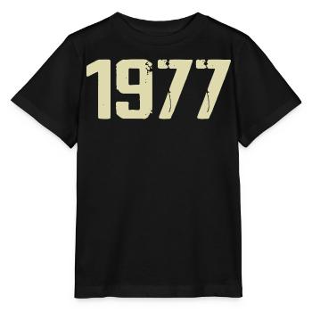 Jubilé 1977 - T-shirt bio MINI CREATOR Stanley/Stella Enfant - noir - Devant - Mikhail (115cm)