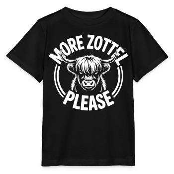 Highland Cow / Highland Rind – Ich liebe Highlands - Stanley/Stella Kinder T-Shirt MINI CREATOR  - Schwarz - Vorne - Mikhail (115cm)