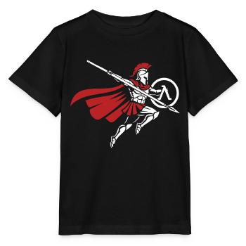 Spartan Spear Jump Mascot Spartan Strike - Stanley/Stella MINI CREATOR Kids’ T-Shirt - black - Front - Mikhail (115cm)
