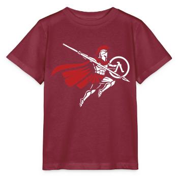 Spartan Spear Jump Maskottchen Spartan Strike - Stanley/Stella Kinder T-Shirt MINI CREATOR  - Burgunderrot - Vorne - Kain (125cm)