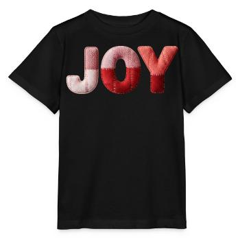 Patchwork Joy Joy and Happiness Design - Stanley/Stella MINI CREATOR Kids’ T-Shirt - black - Front - Mikhail (115cm)