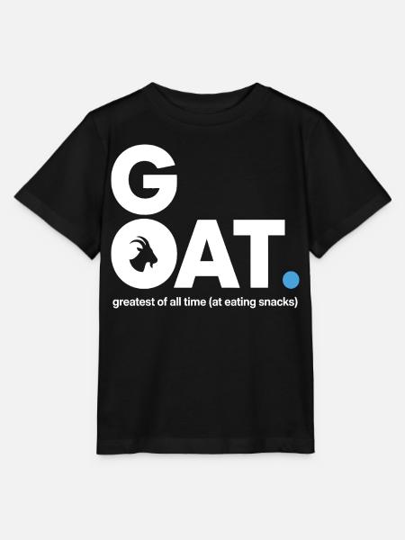 GOAT Snack Spruch - Stanley/Stella Kinder T-Shirt MINI CREATOR  - Schwarz