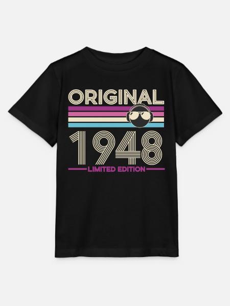 Originale limitierte Ausgabe von 1948 - Stanley/Stella Kinder T-Shirt MINI CREATOR - Schwarz