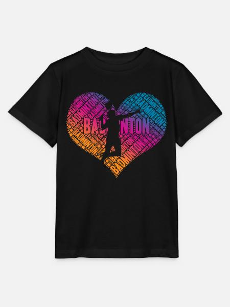 Badminton - Stanley/Stella Kinder T-Shirt MINI CREATOR - Schwarz