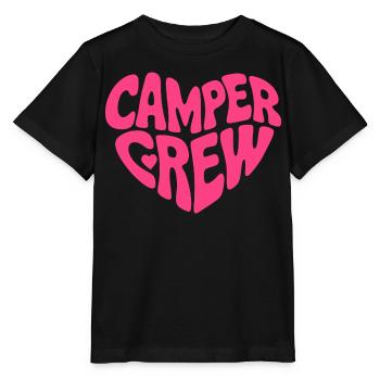 Camper Crew Herz Logo - Stanley/Stella Kinder T-Shirt MINI CREATOR  - Schwarz - Vorne - Mikhail (115cm)