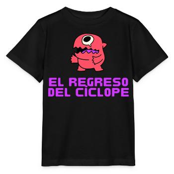 El regreso del Ciclope - Stanley/Stella Kinder T-Shirt MINI CREATOR  - Schwarz - Vorne - Mikhail (115cm)