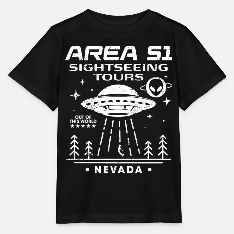 Area 51 Besichtigungstouren - Stanley/Stella Kinder T-Shirt MINI CREATOR  - Schwarz