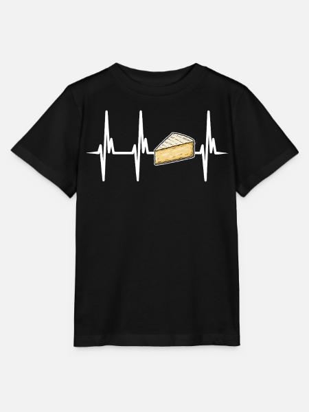 Ich liebe Brie Käse - Stanley/Stella Kinder T-Shirt MINI CREATOR - Schwarz