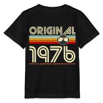 Original 1976 Retro Headphones - T-shirt bio MINI CREATOR Stanley/Stella Enfant - noir - Devant - Mikhail (115cm)