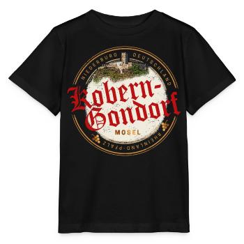 Kobern Gondorf Vintage Mosel Rheinland-Pfalz - Stanley/Stella Kinder T-Shirt MINI CREATOR  - Schwarz - Vorne - Mikhail (115cm)