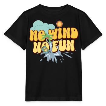 Pas de vent, pas de plaisir - T-shirt bio MINI CREATOR Stanley/Stella Enfant - noir - Devant - Mikhail (115cm)