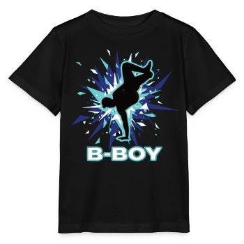 Breakdance B-Boy Street Dance Hip Hop - Stanley/Stella MINI CREATOR Kids’ T-Shirt - black - Front - Mikhail (115cm)