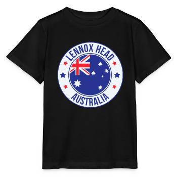 Insigne Lennox Head Australie - T-shirt bio MINI CREATOR Stanley/Stella Enfant - noir - Devant - Mikhail (115cm)