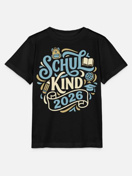 Schulkind 2026 - Stanley/Stella Kinder T-Shirt MINI CREATOR - Schwarz