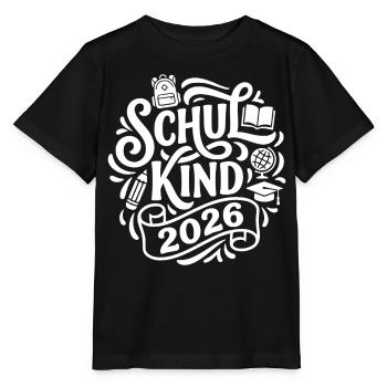 School Child 2026 School Enrollment School Back to School - Stanley/Stella MINI CREATOR Kids’ T-Shirt - black - Front - Mikhail (115cm)
