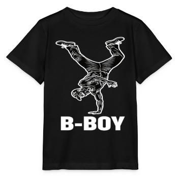 Breakdance B-Boy Street Dance Hip Hop - Stanley/Stella MINI CREATOR Kids’ T-Shirt - black - Front - Mikhail (115cm)