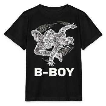 Breakdance B-Boy Street Dance Hip Hop - Stanley/Stella MINI CREATOR Kids’ T-Shirt - black - Front - Mikhail (115cm)