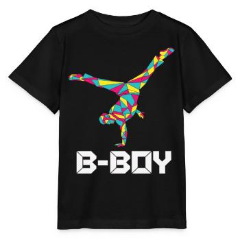 Breakdance B-Boy Street Dance Hip Hop - Stanley/Stella MINI CREATOR Kids’ T-Shirt - black - Front - Mikhail (115cm)