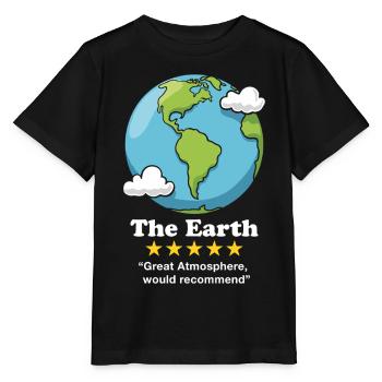 La Terre - T-shirt bio MINI CREATOR Stanley/Stella Enfant - noir - Devant - Mikhail (115cm)