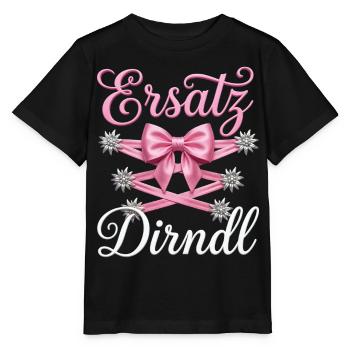 Tracht Ersatz Dirndl Shirt Damen Trachtenshirt - Stanley/Stella Kinder T-Shirt MINI CREATOR  - Schwarz - Vorne - Mikhail (115cm)