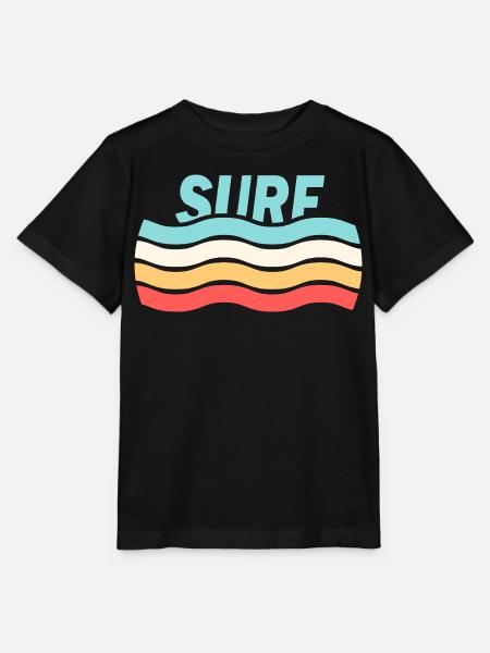 Surf - Stanley/Stella Kinder T-Shirt MINI CREATOR  - Schwarz