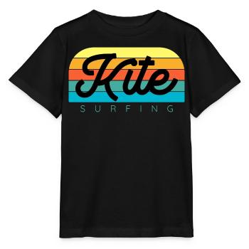 Kitesurfer Kiteboard Kitesurfen Kitesurf - Stanley/Stella Kinder T-Shirt MINI CREATOR  - Schwarz - Vorne - Mikhail (115cm)