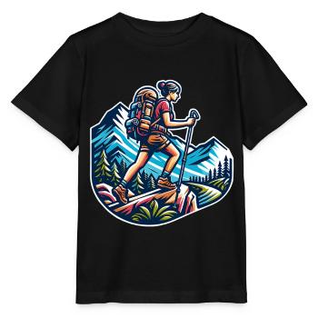 Grimpeur - T-shirt bio MINI CREATOR Stanley/Stella Enfant - noir - Devant - Mikhail (115cm)