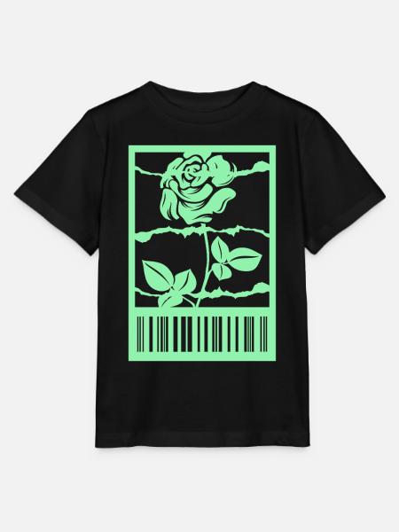 Gothic Rose Stacheldraht Strichcode Urban Style - Stanley/Stella Kinder T-Shirt MINI CREATOR - Schwarz