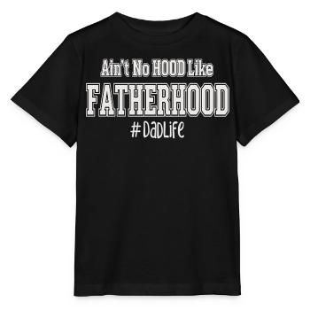 Father Saying Fatherhood DadLife - Stanley/Stella MINI CREATOR Kids’ T-Shirt - black - Front - Mikhail (115cm)