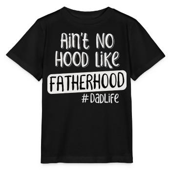 Father Saying Fatherhood DadLife - Stanley/Stella MINI CREATOR Kids’ T-Shirt - black - Front - Mikhail (115cm)