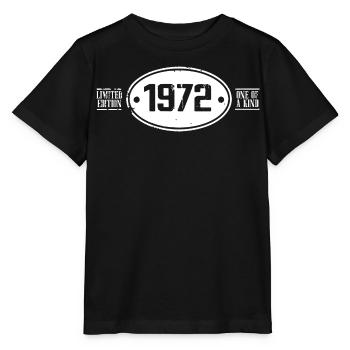 1972 Geburtstag 1972 - Stanley/Stella Kinder T-Shirt MINI CREATOR  - Schwarz - Vorne - Mikhail (115cm)