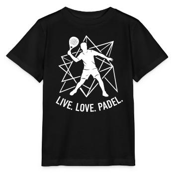 Vie Amour Padel Sport Mode de vie Mode de vie - T-shirt bio MINI CREATOR Stanley/Stella Enfant - noir - Devant - Mikhail (115cm)