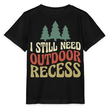 I have Rando Humour hiking - Stanley/Stella MINI CREATOR Kids’ T-Shirt - black - Front - Mikhail (115cm)