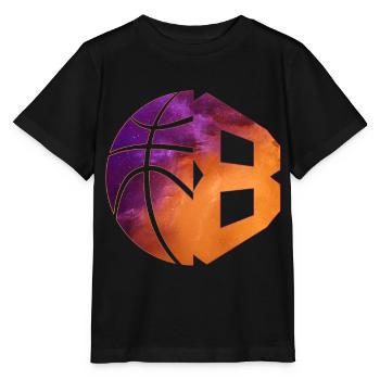 NUMMER 8 BASKETBALL 8. GEBURTSTAG - Stanley/Stella Kinder T-Shirt MINI CREATOR  - Schwarz - Vorne - Mikhail (115cm)