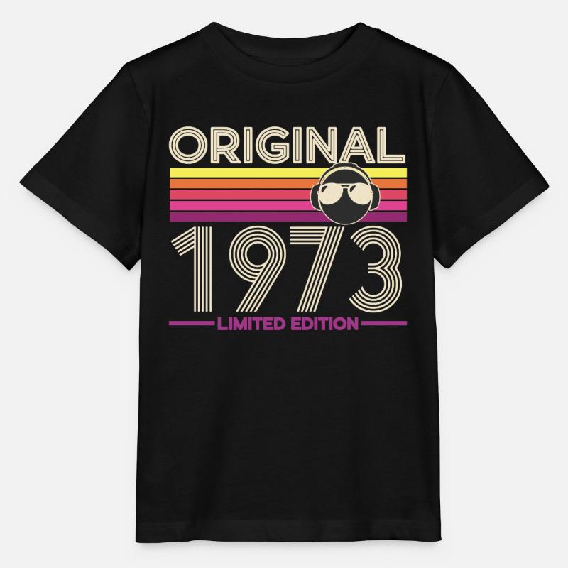 Original 1973 Édition limitée - T-shirt bio MINI CREATOR Stanley/Stella Enfant - noir