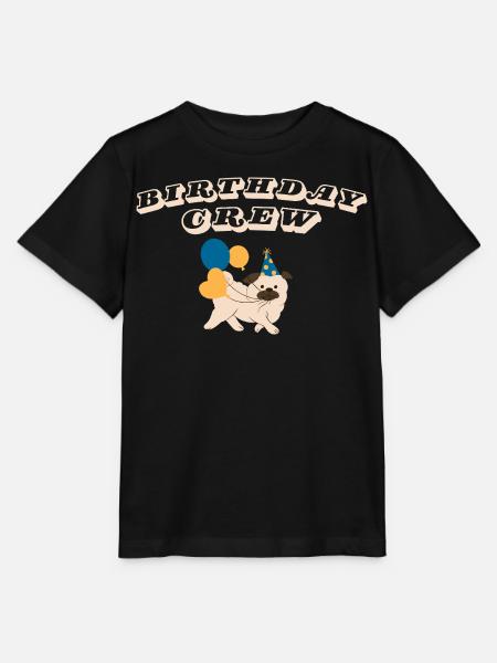 Birthday Crew - Stanley/Stella Kinder T-Shirt MINI CREATOR - Schwarz