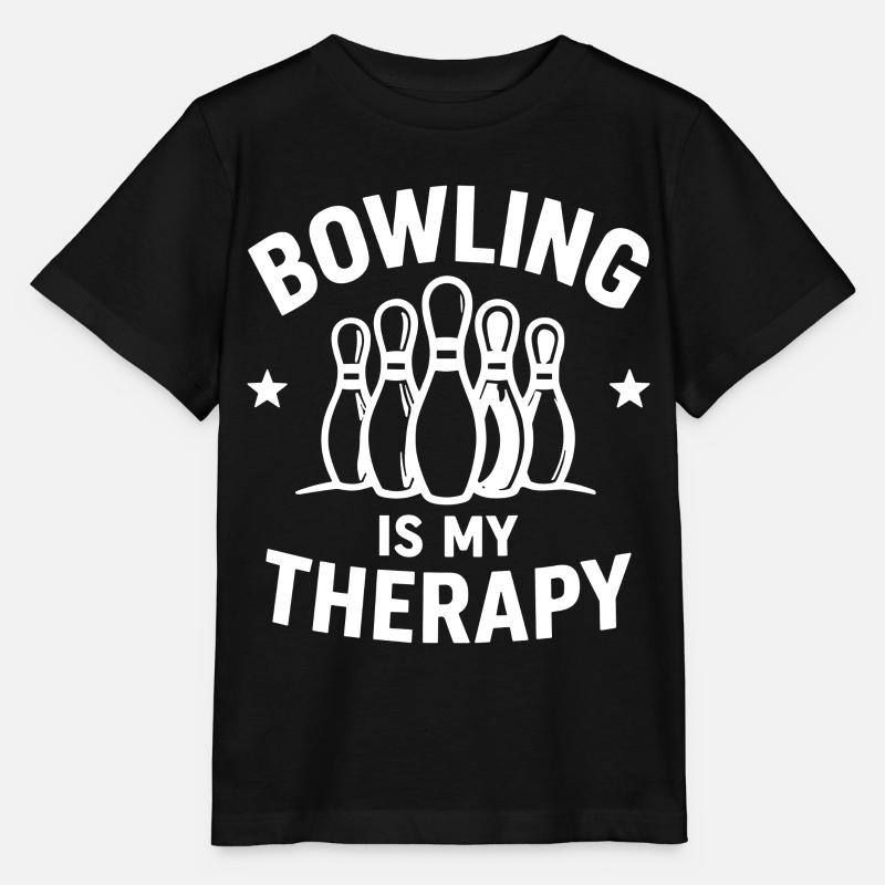 Il bowling è il mio Bowling Sport Terapeutico - Maglietta per bambini MINI CREATOR di Stanley/Stella - nero