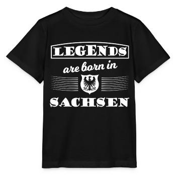 Légendes de Saxe - T-shirt bio MINI CREATOR Stanley/Stella Enfant - noir - Devant - Mikhail (115cm)