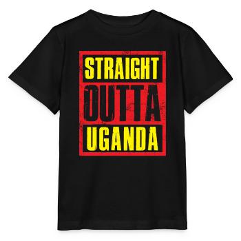 Directement sorti de l’Ouganda - T-shirt bio MINI CREATOR Stanley/Stella Enfant - noir - Devant - Mikhail (115cm)